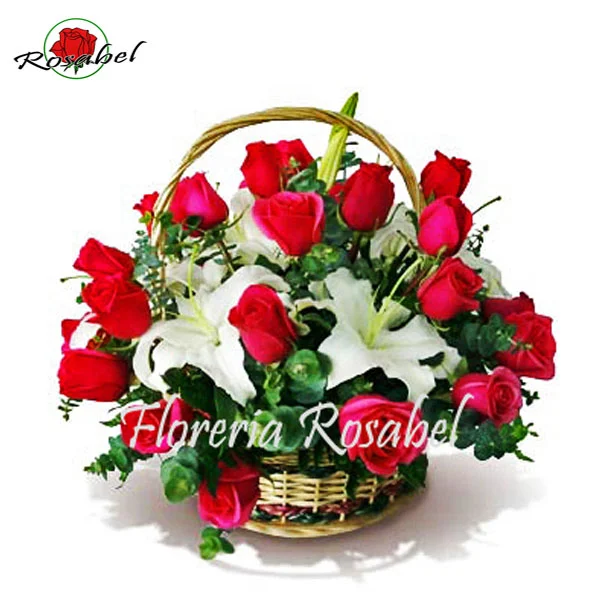Canasta de Rosas Rojas Cdo 02