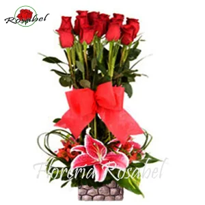 Arreglo Floral de Rosas Mirada de Amor