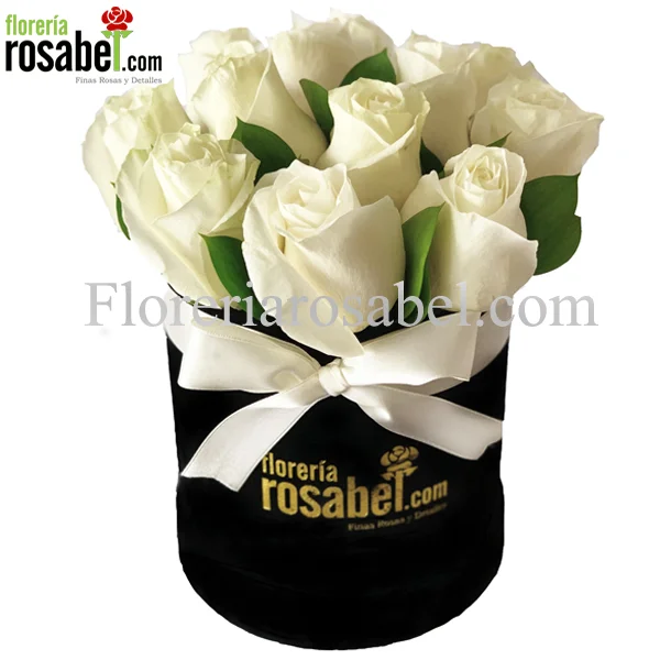 Box de Rosas Blancas, Caja con Rosas Blancas