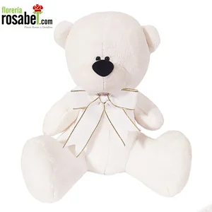 Osos de Peluches color blanco, Crema en Florería Rosabel