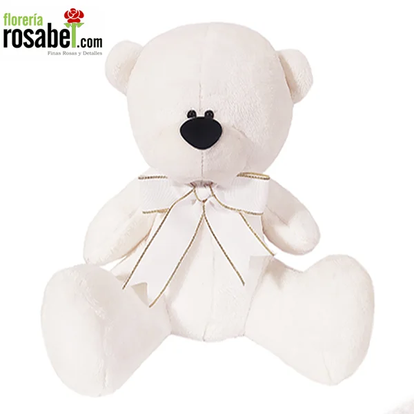 Osos de Peluches color blanco, Crema en Florería Rosabel