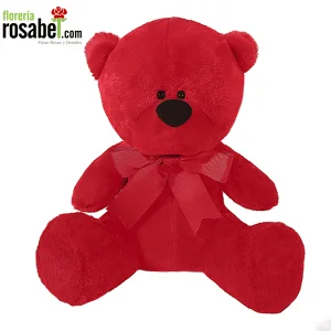 Precioso Oso de Peluche Rojo antialergico