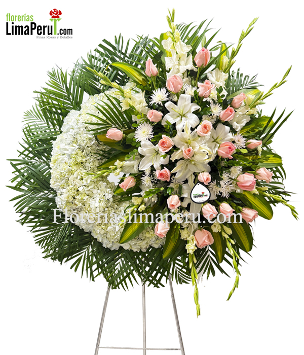 Arreglo Corona Funebre para mujer lima 